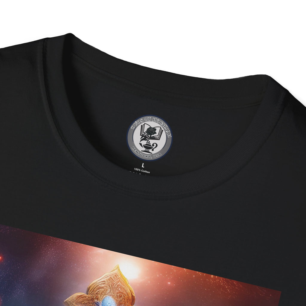 Mystic Rose and Cross Unisex Softstyle T-Shirt