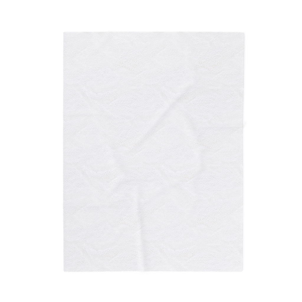 Mystic Rose and Cross Velveteen Plush Blanket