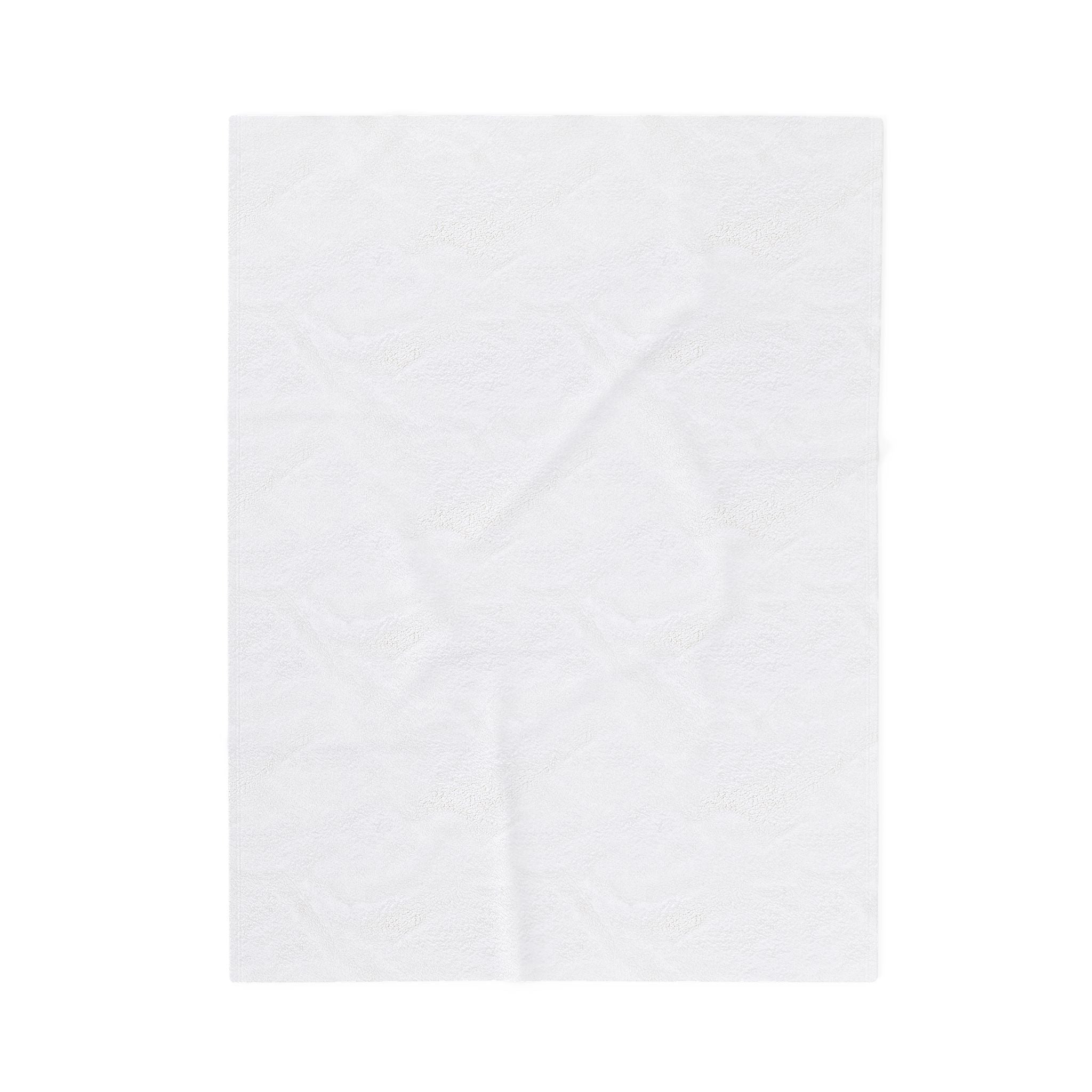 Mystic Rose and Cross Velveteen Plush Blanket