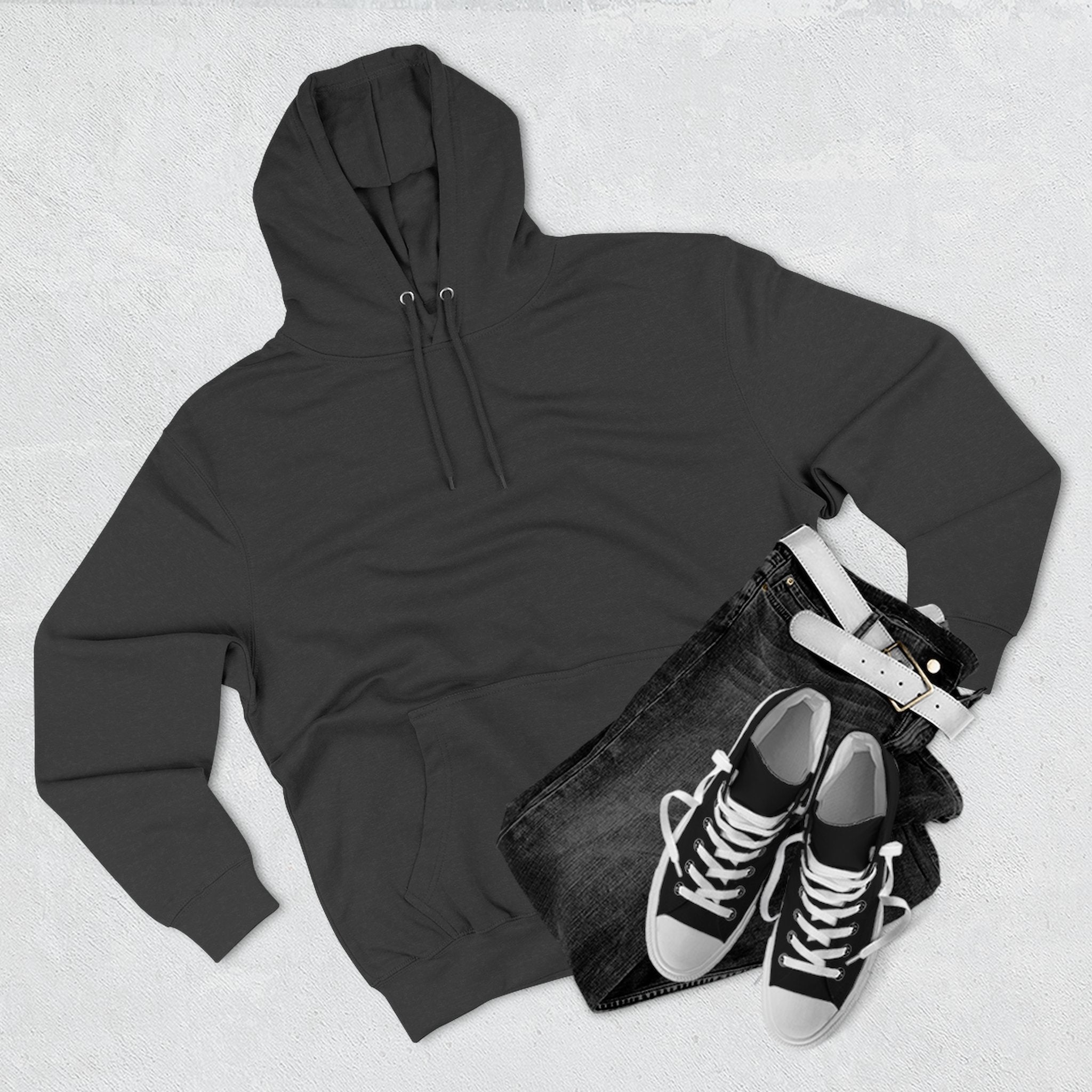 Cosmic Rose Cross Hoodie — Spiritual Rosicrucian Graphic Pullover