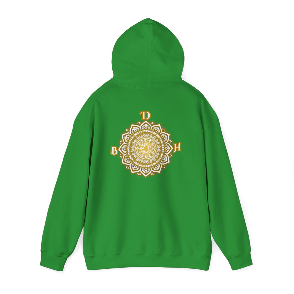 Duds By Hochmah Gold Mandala Unisex Heavy Blend™ Hooded Sweatshirt