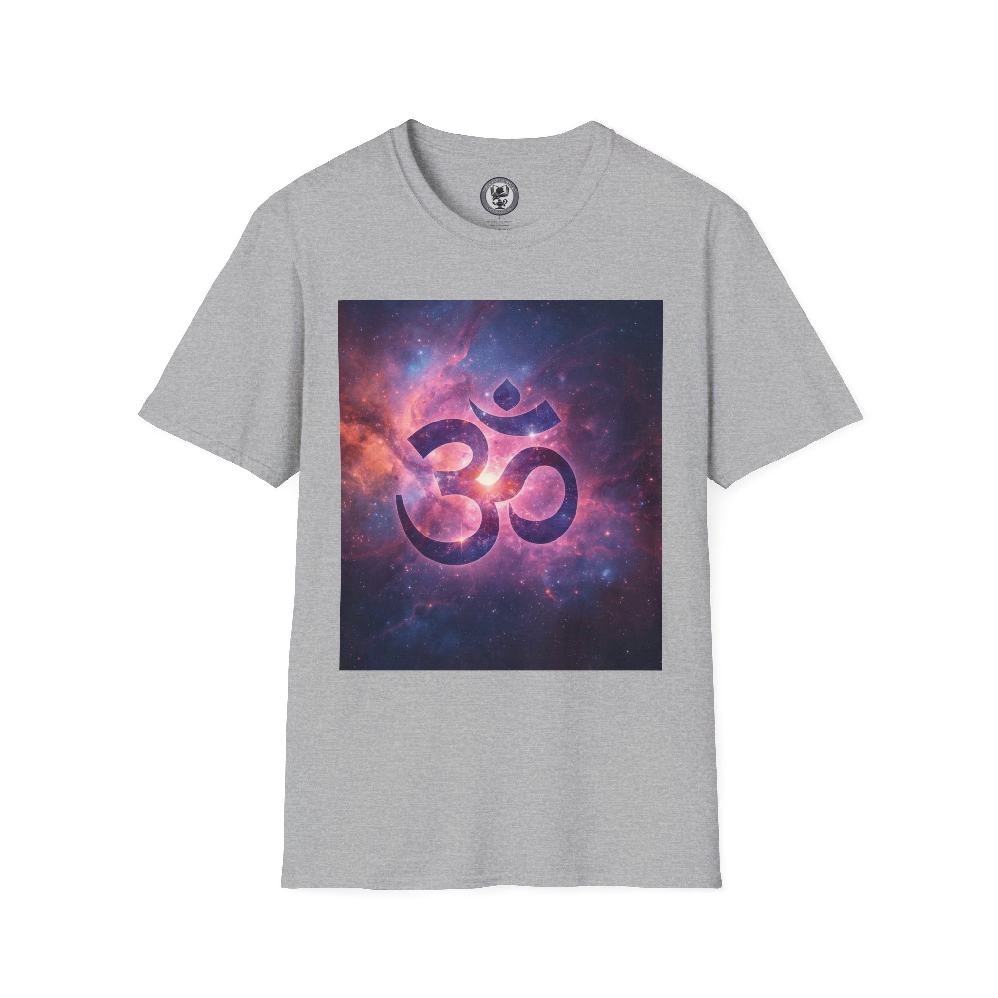 OM Symbol Galaxy T-Shirt — Cosmic Yoga Spiritual Tee