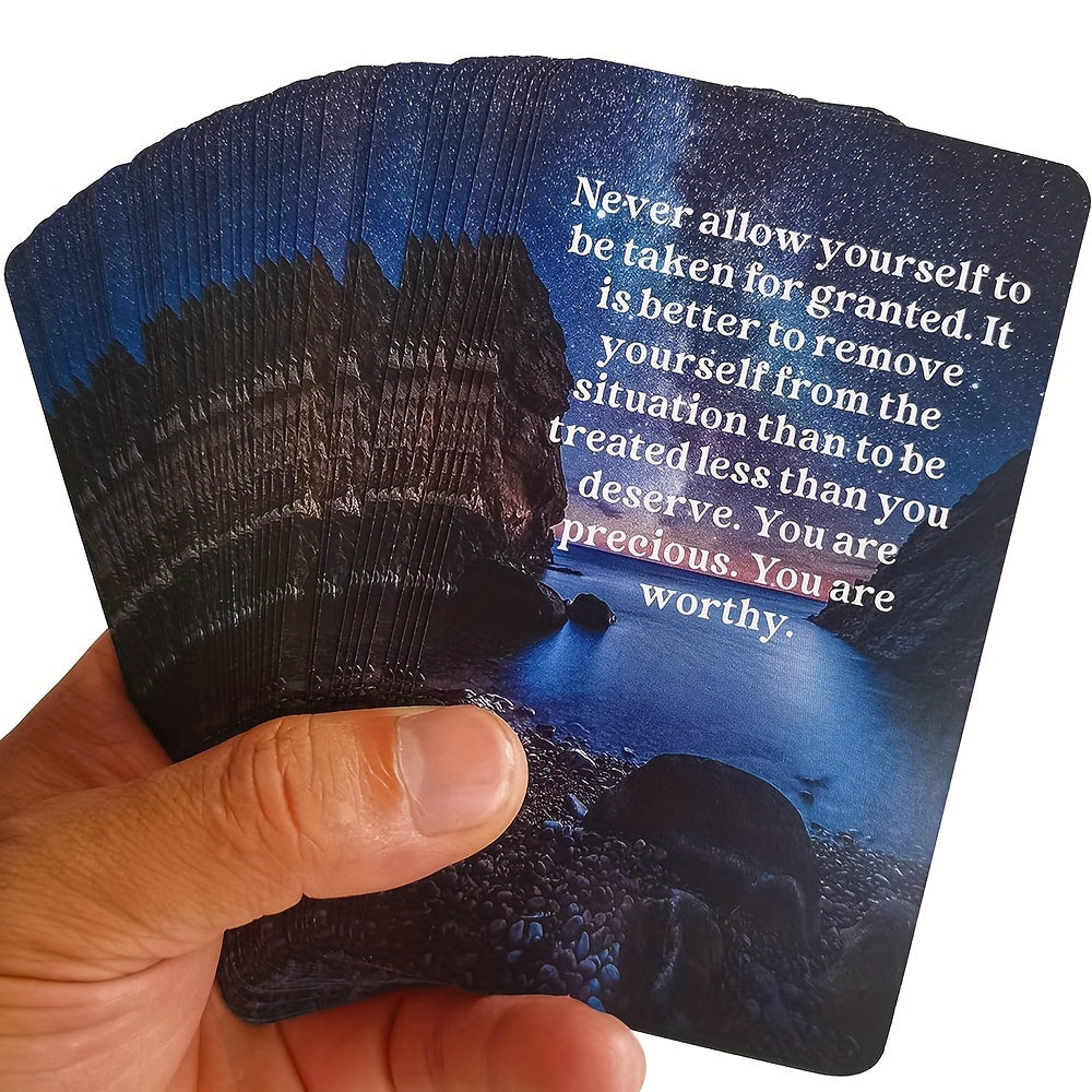 Spirit Messages Oracle Deck - 54-Card Tarot Cards for Love, Career & Spirituality Guidance | Beginner-Friendly with Premium Coated Paper