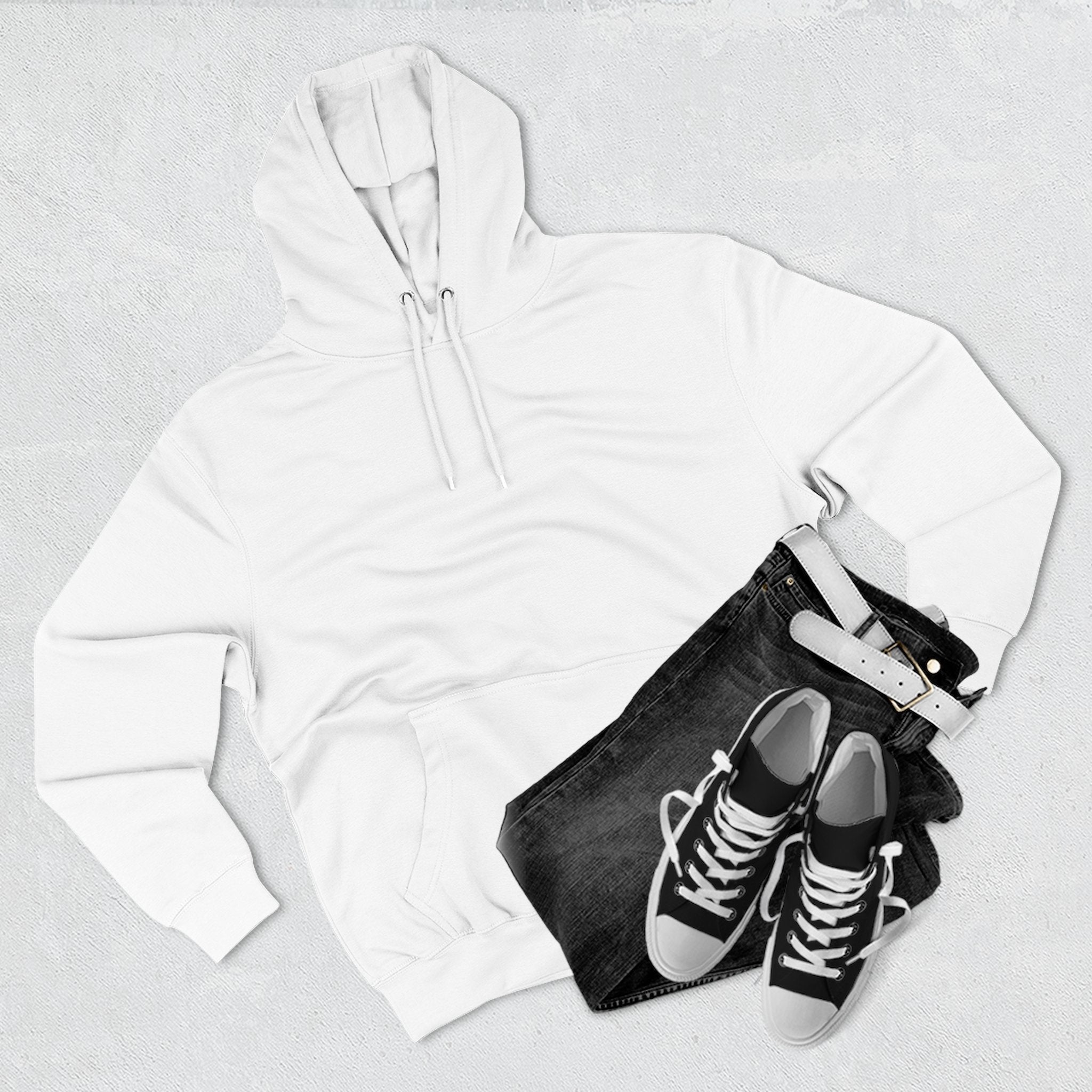 Cosmic Rose Cross Hoodie — Spiritual Rosicrucian Graphic Pullover