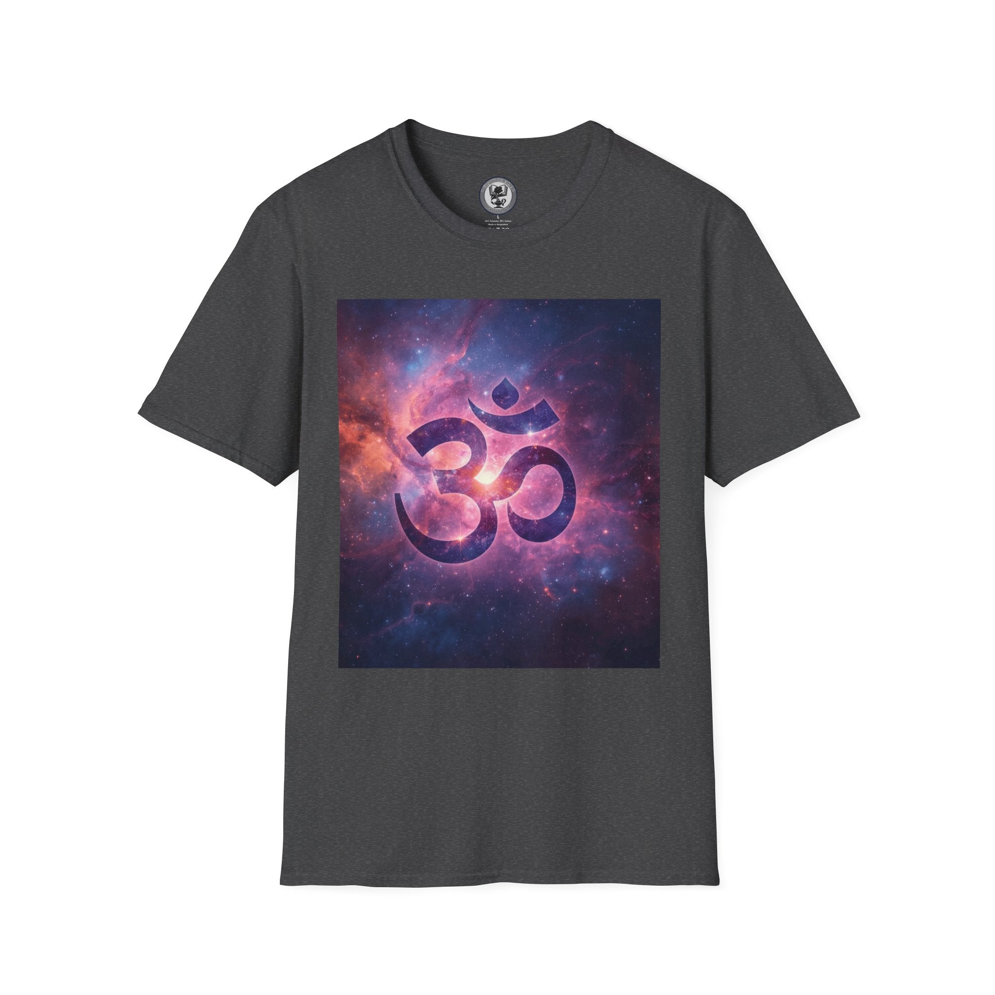 OM Symbol Galaxy T-Shirt — Cosmic Yoga Spiritual Tee