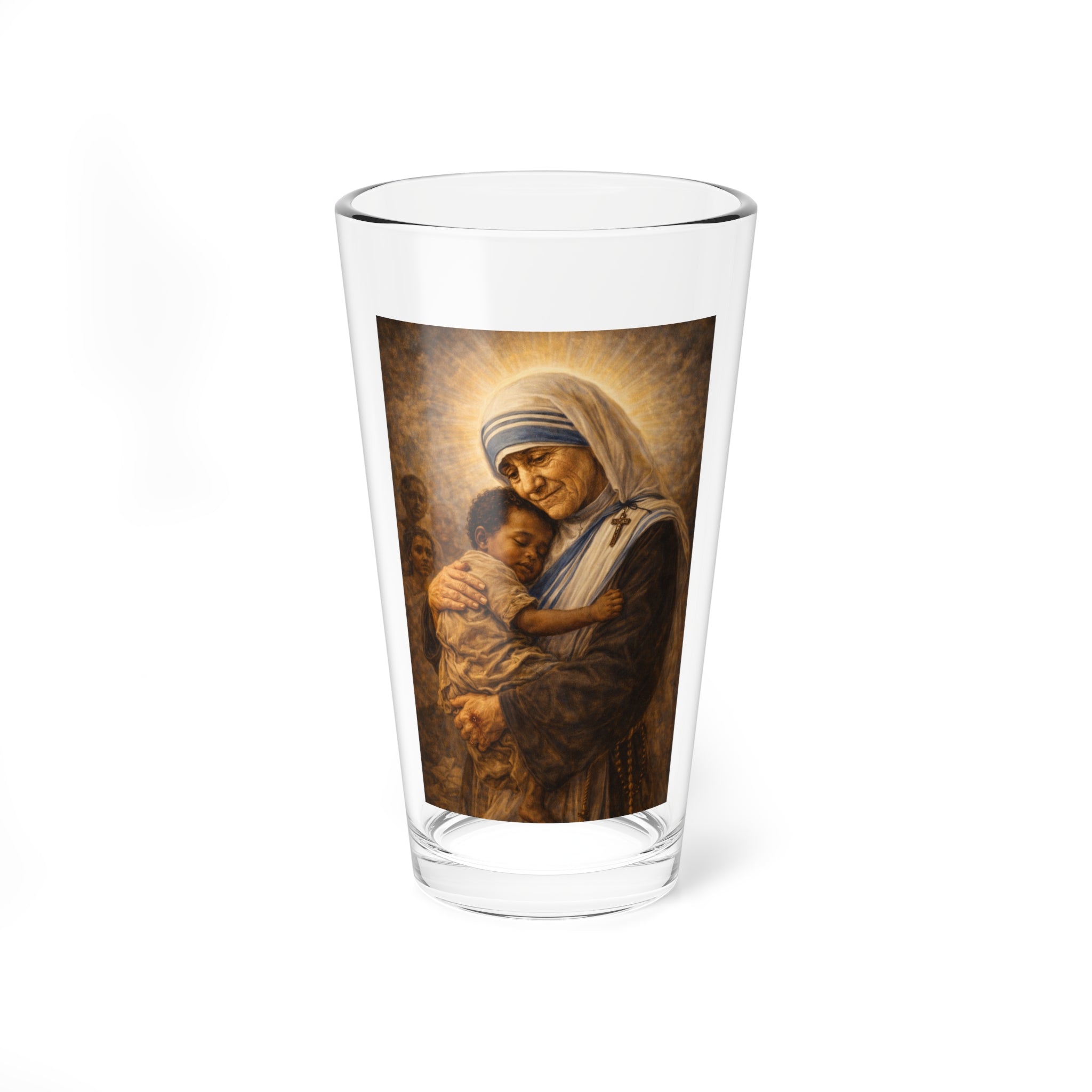 Mother Teresa Glass, 16oz — Religious Glass