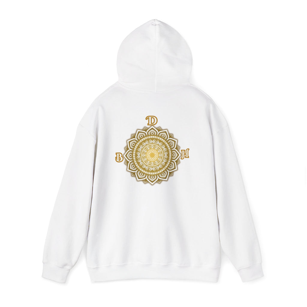 Duds By Hochmah Gold Mandala Unisex Heavy Blend™ Hooded Sweatshirt