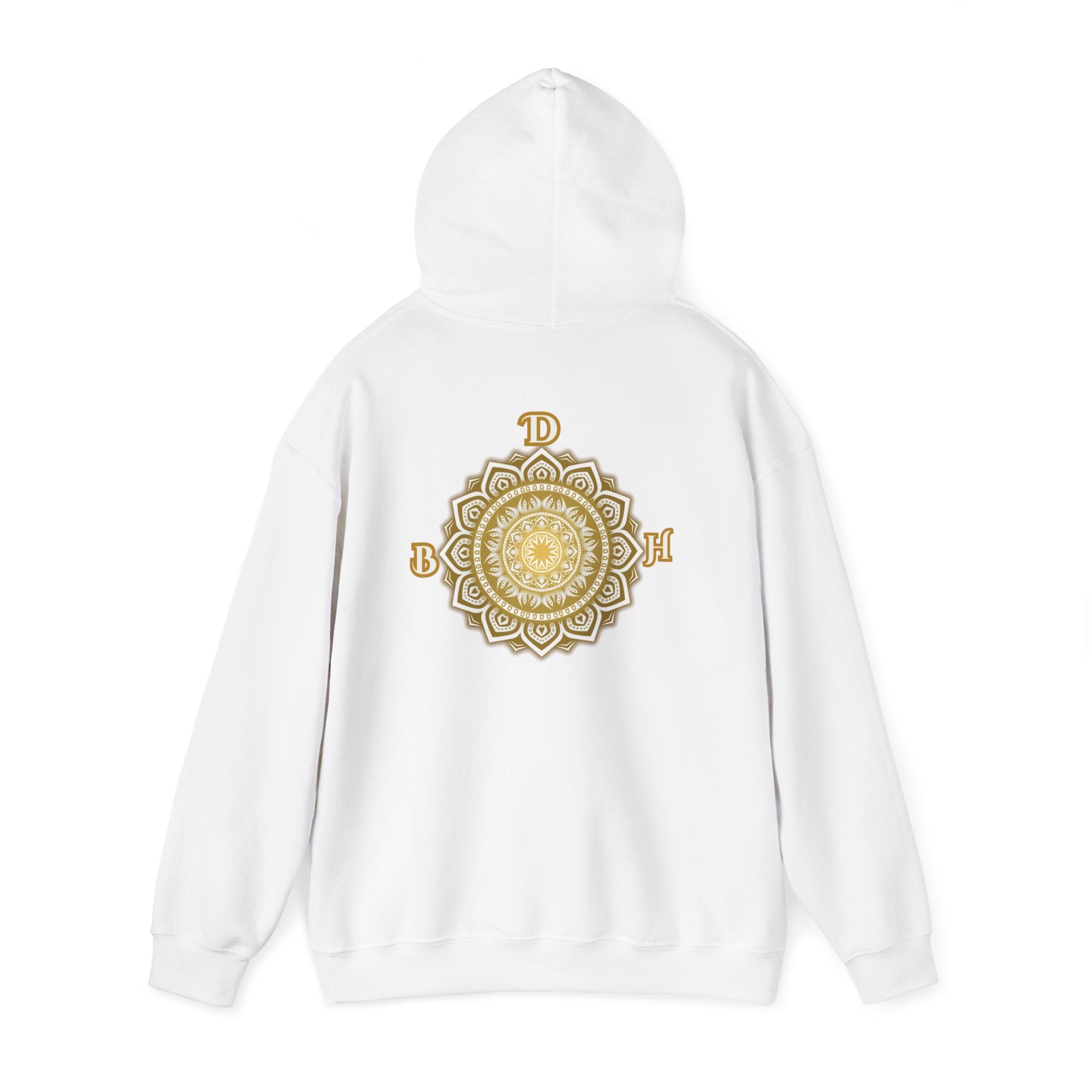 Duds By Hochmah Gold Mandala Unisex Heavy Blend™ Hooded Sweatshirt