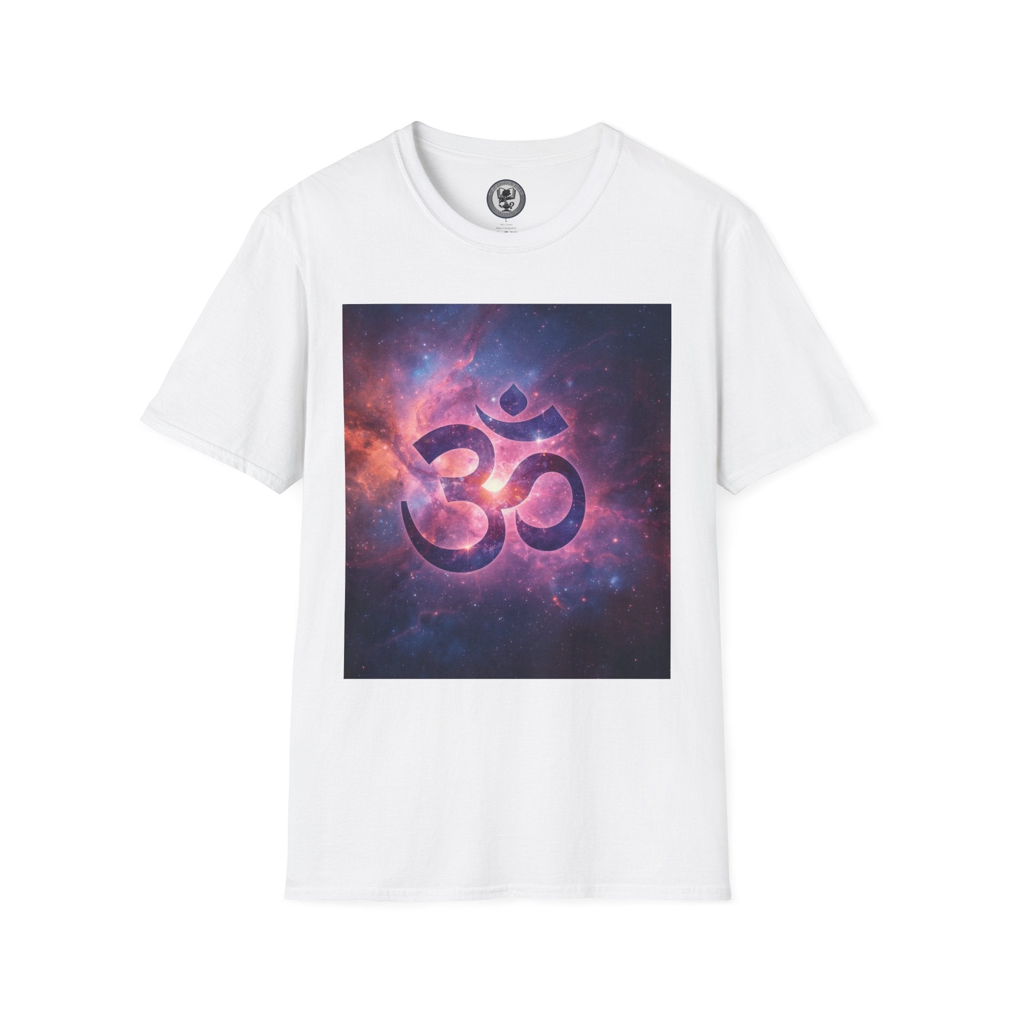 OM Symbol Galaxy T-Shirt — Cosmic Yoga Spiritual Tee