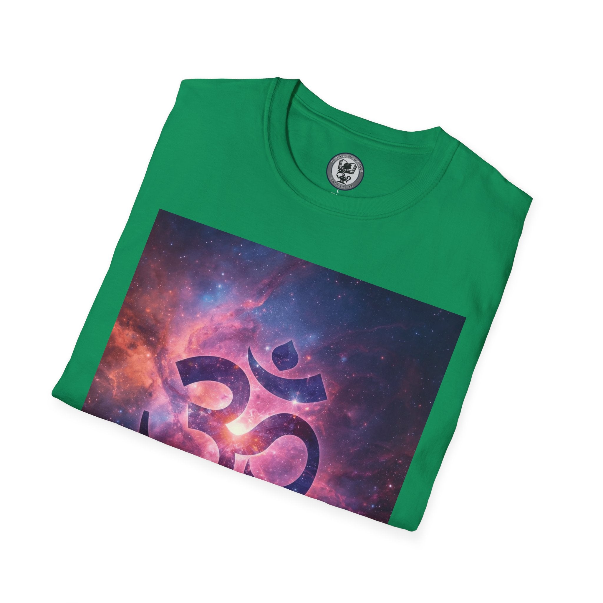 OM Symbol Galaxy T-Shirt — Cosmic Yoga Spiritual Tee