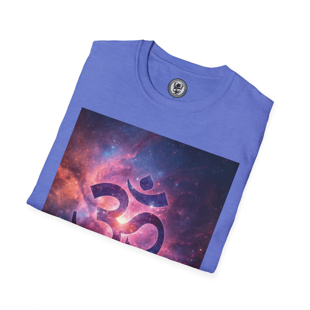 OM Symbol Galaxy T-Shirt — Cosmic Yoga Spiritual Tee
