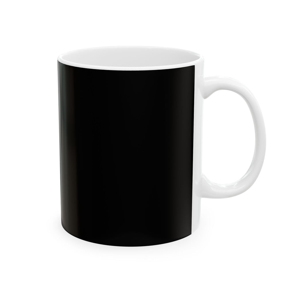 Saint Dymphna Black Ceramic Mug  — 11oz
