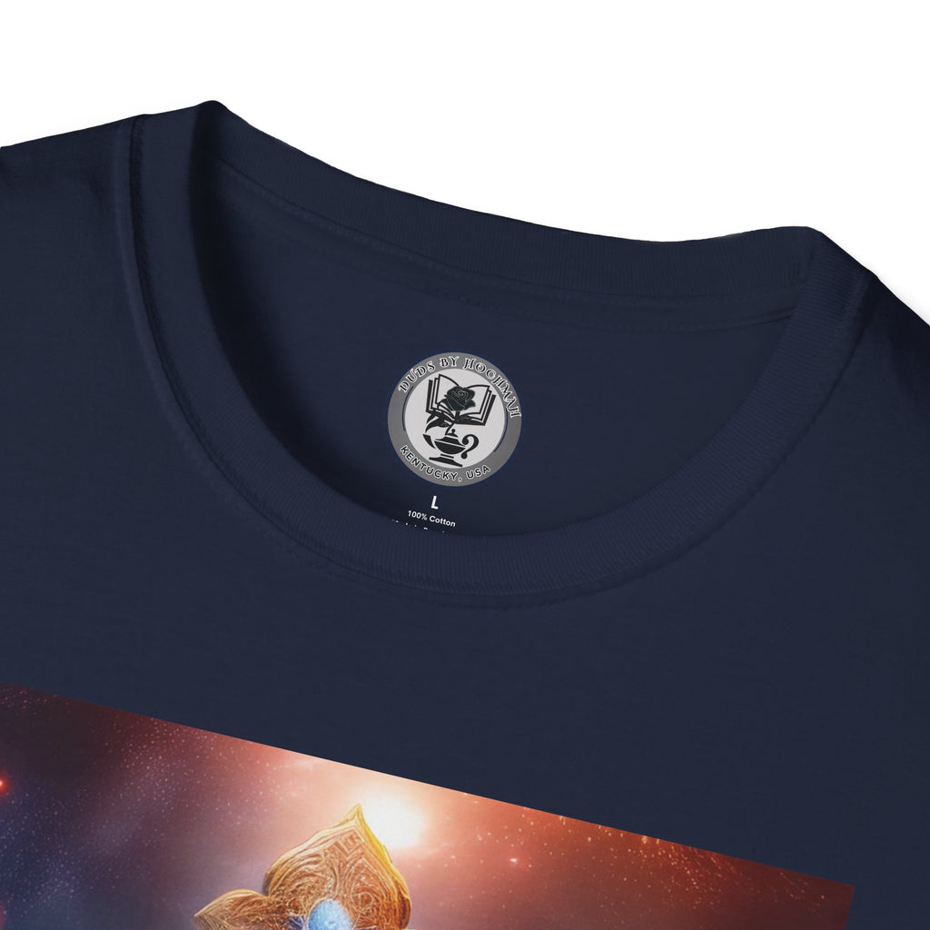 Mystic Rose and Cross Unisex Softstyle T-Shirt