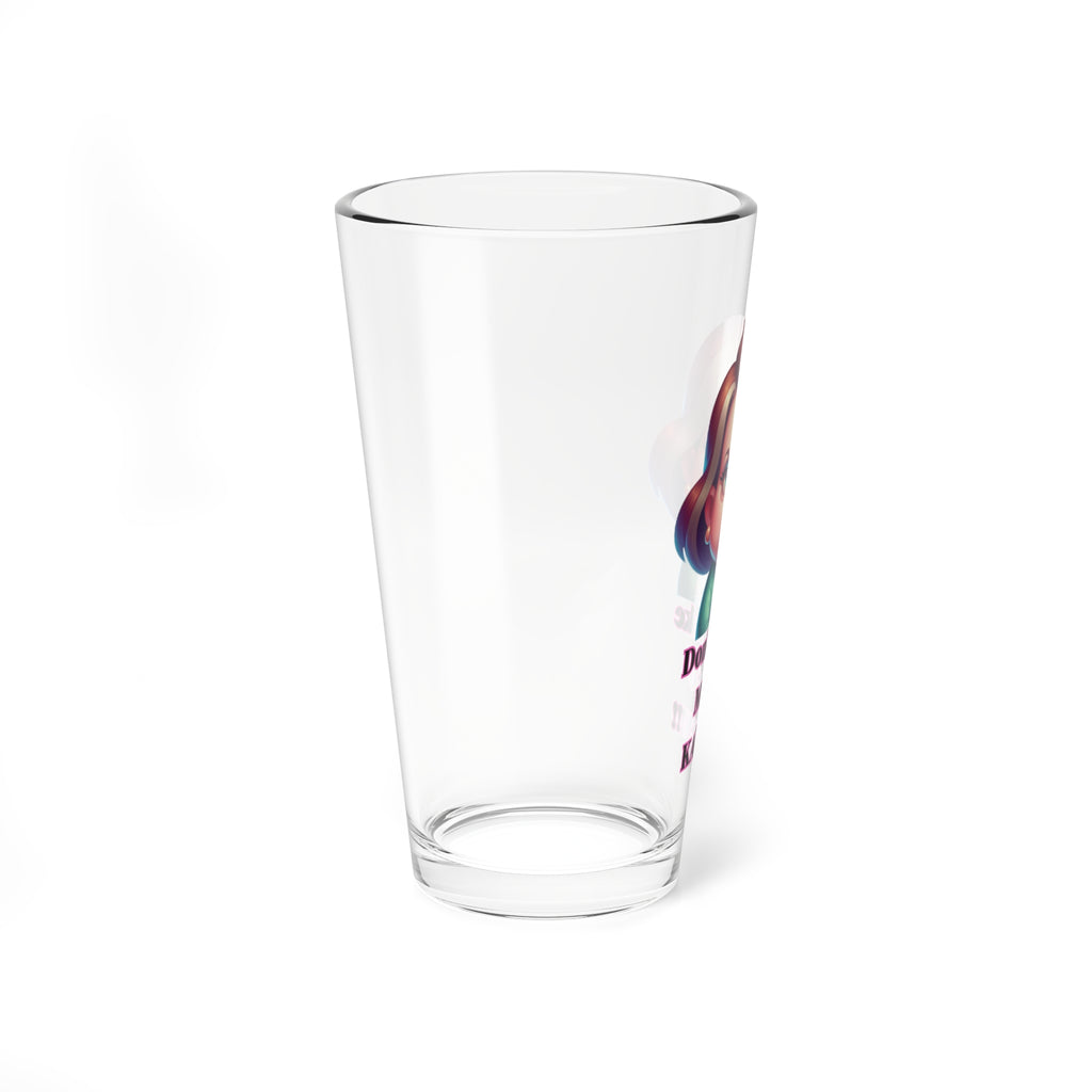 Mixing Glass – "Don't Make Me Go KAREN!!" Funny 16oz Glass