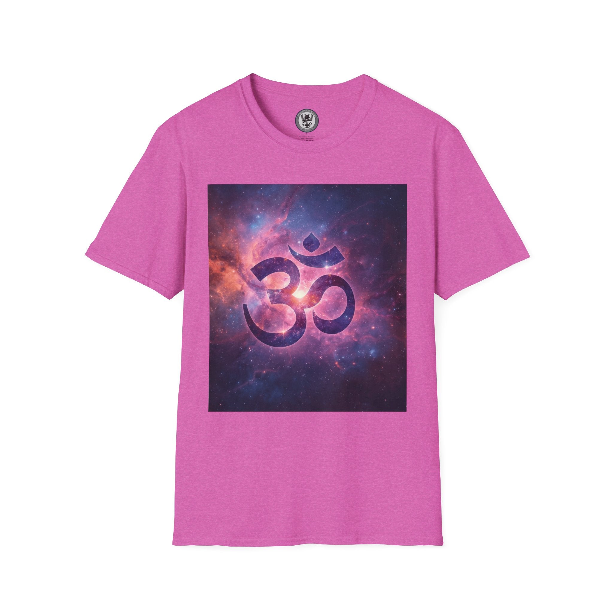 OM Symbol Galaxy T-Shirt — Cosmic Yoga Spiritual Tee