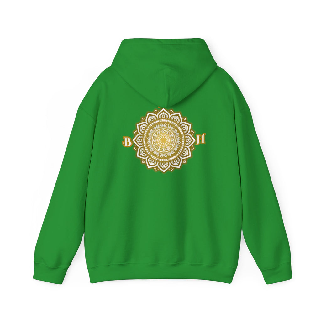 Duds By Hochmah Gold Mandala Unisex Heavy Blend™ Hooded Sweatshirt