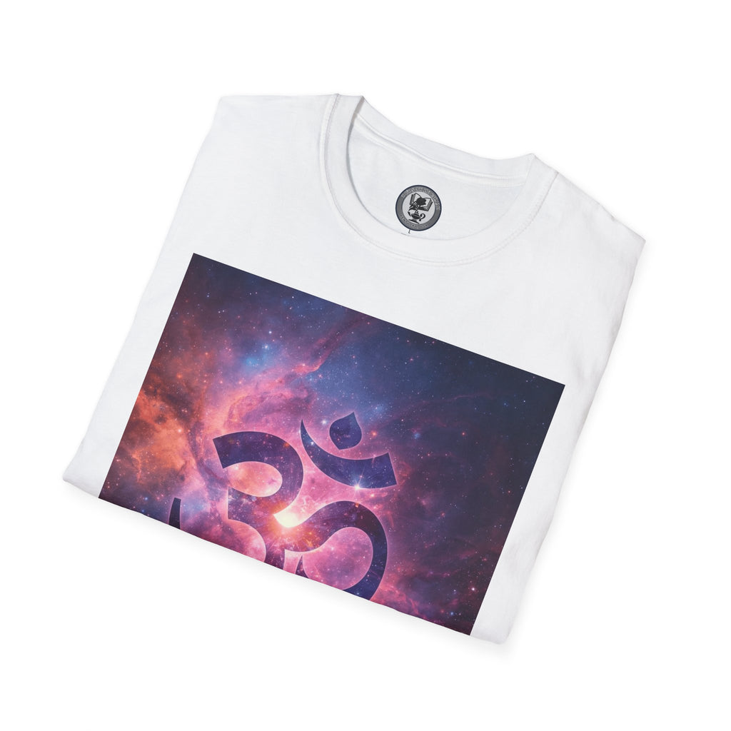 OM Symbol Galaxy T-Shirt — Cosmic Yoga Spiritual Tee
