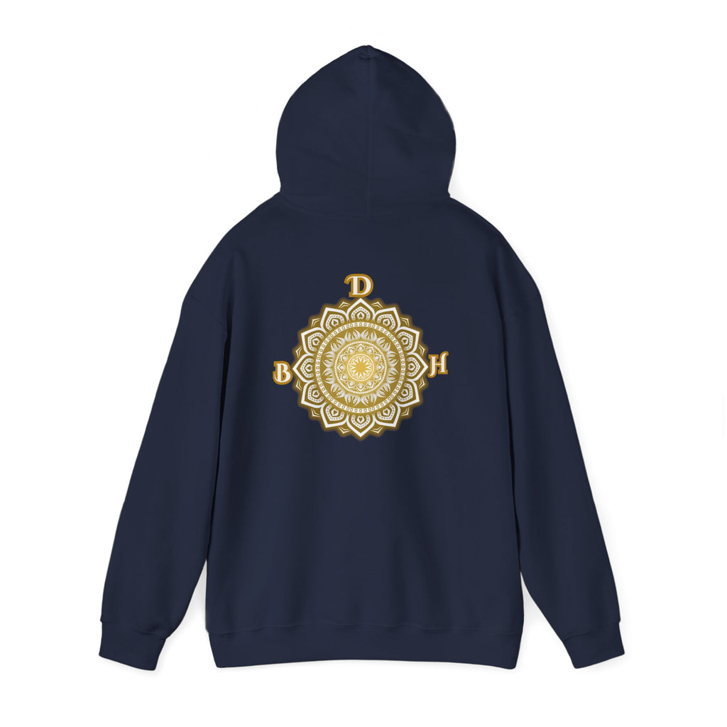 Duds By Hochmah Gold Mandala Unisex Heavy Blend™ Hooded Sweatshirt
