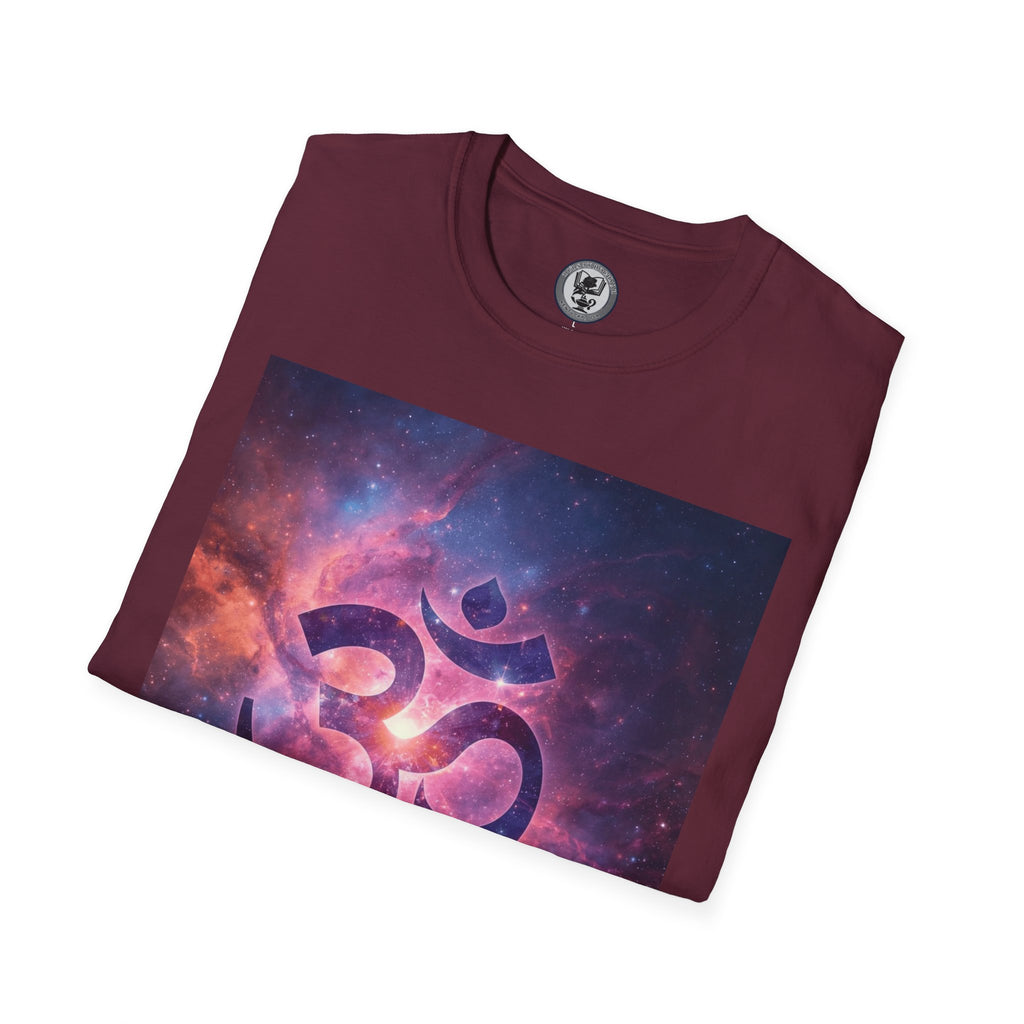 OM Symbol Galaxy T-Shirt — Cosmic Yoga Spiritual Tee