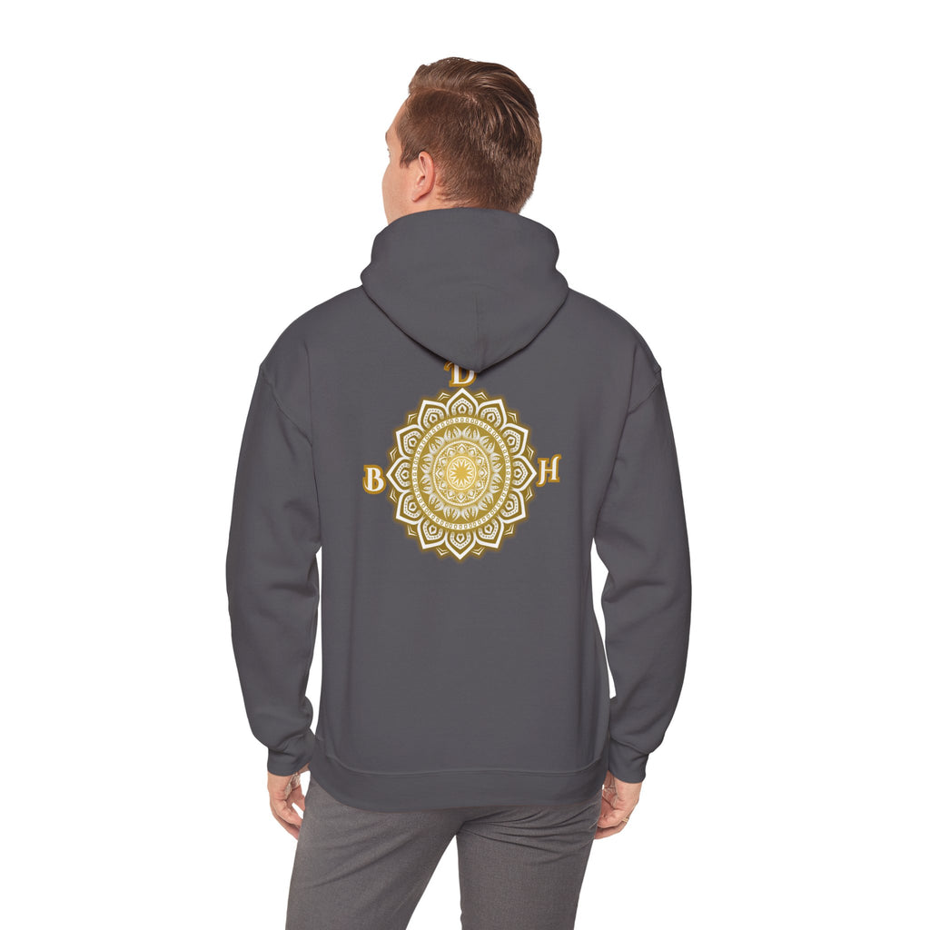 Duds By Hochmah Gold Mandala Unisex Heavy Blend™ Hooded Sweatshirt
