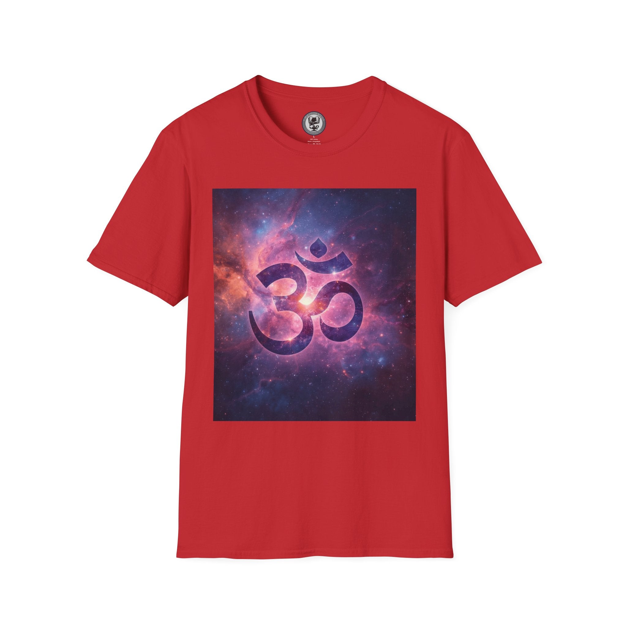 OM Symbol Galaxy T-Shirt — Cosmic Yoga Spiritual Tee