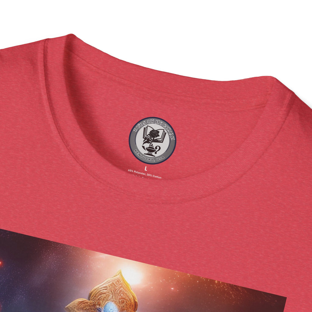 Mystic Rose and Cross Unisex Softstyle T-Shirt
