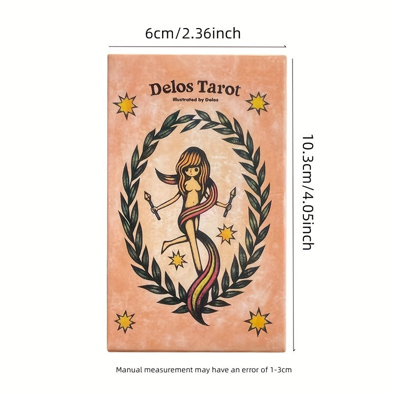 Tarot Deck, Lovers Oracle Tarot Cards, Tarot Cards For Beginners Tarot Deck Set, Black Tarot Cards With Guide Book, Tarot Cards Deck