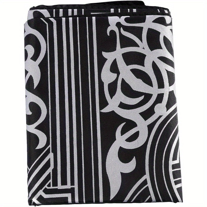 2pcs, Portable Travel Prayer Mat With Compass, Waterproof Polyester Prayer Mat, Muslim Travel Prayer Mat, For Ramadan Gifts (23.62inch×39.37inch)