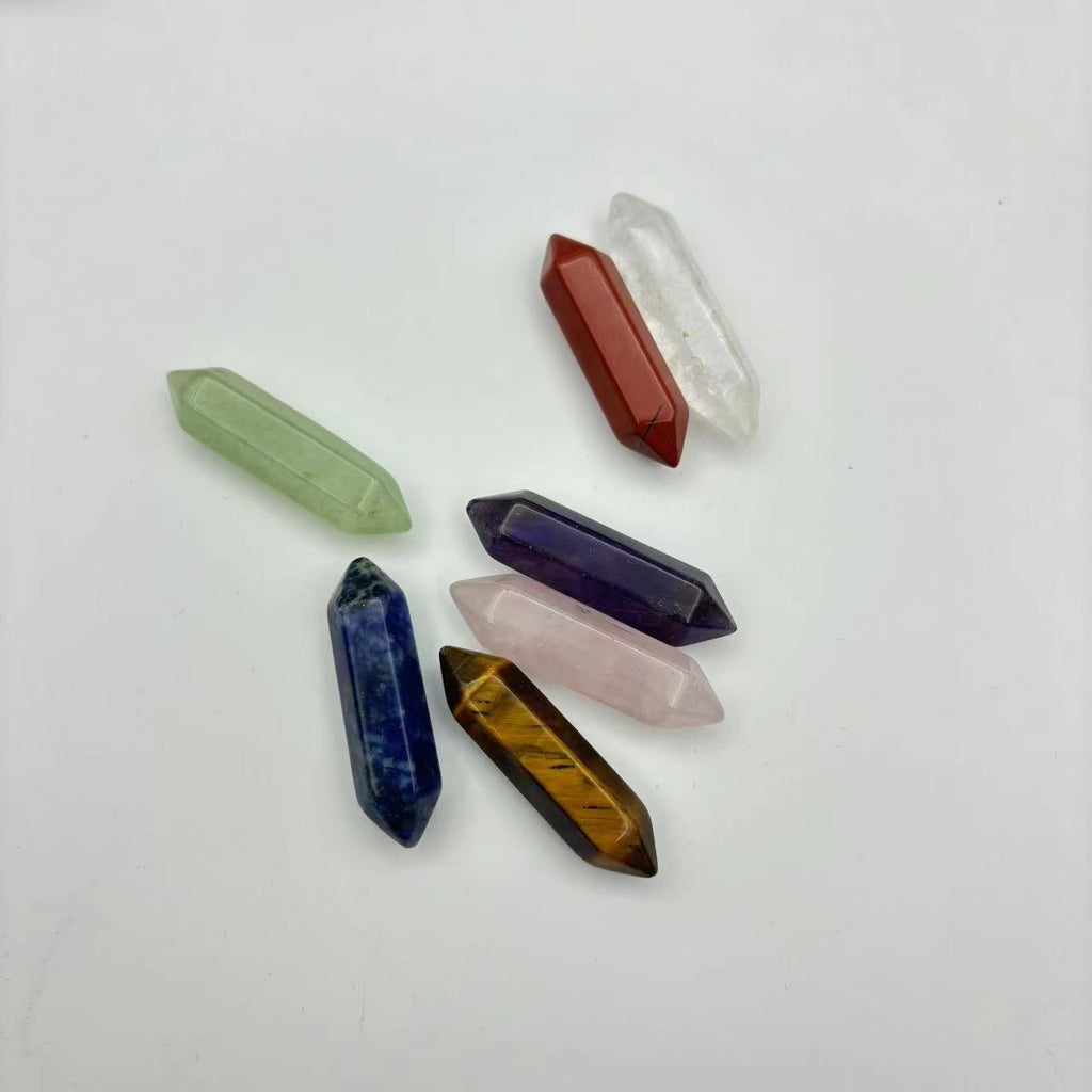 15pcs Set Mushroom and 7 s Full of Spiritual , White Pendant Gem Stones