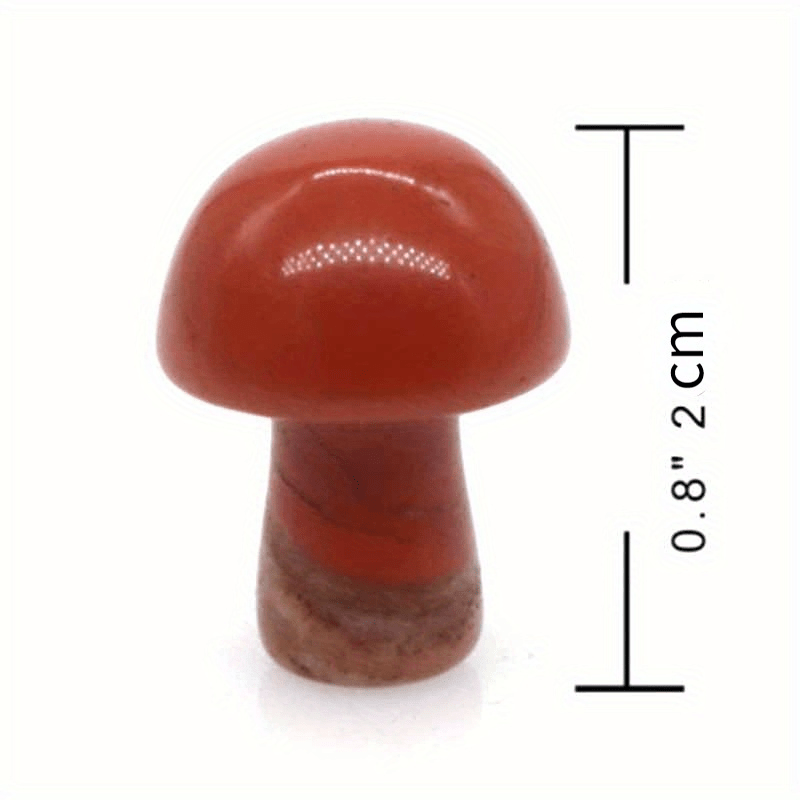 15pcs Set Mushroom and 7 s Full of Spiritual , White Pendant Gem Stones