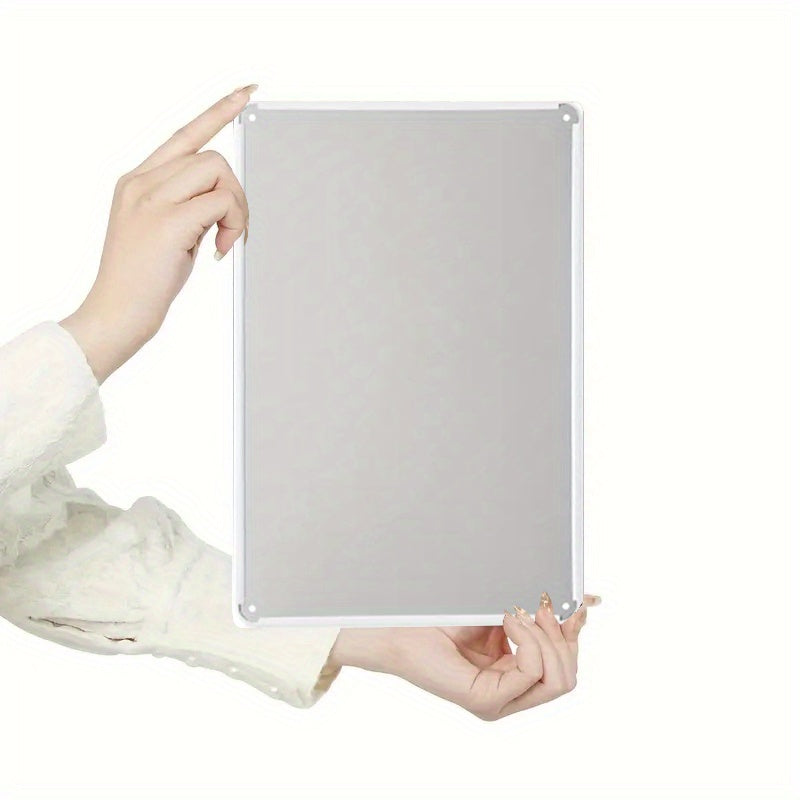 2PCS Metal Tin Sign, Authnature Blessing Only Good May Enter Here Wiccan Blessing Wicca Prayer Protection Aluminum Weatherproof Metal Sign, Custom Personalized Aluminum Sign Wall Decor, Housewarming Decor, 8''x12''/20cm*30cm