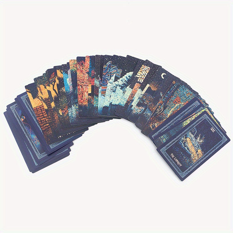 Tarot Deck, Lovers Oracle Tarot Cards, Tarot Cards For Beginners Tarot Deck Set, Black Tarot Cards With Guide Book, Tarot Cards Deck