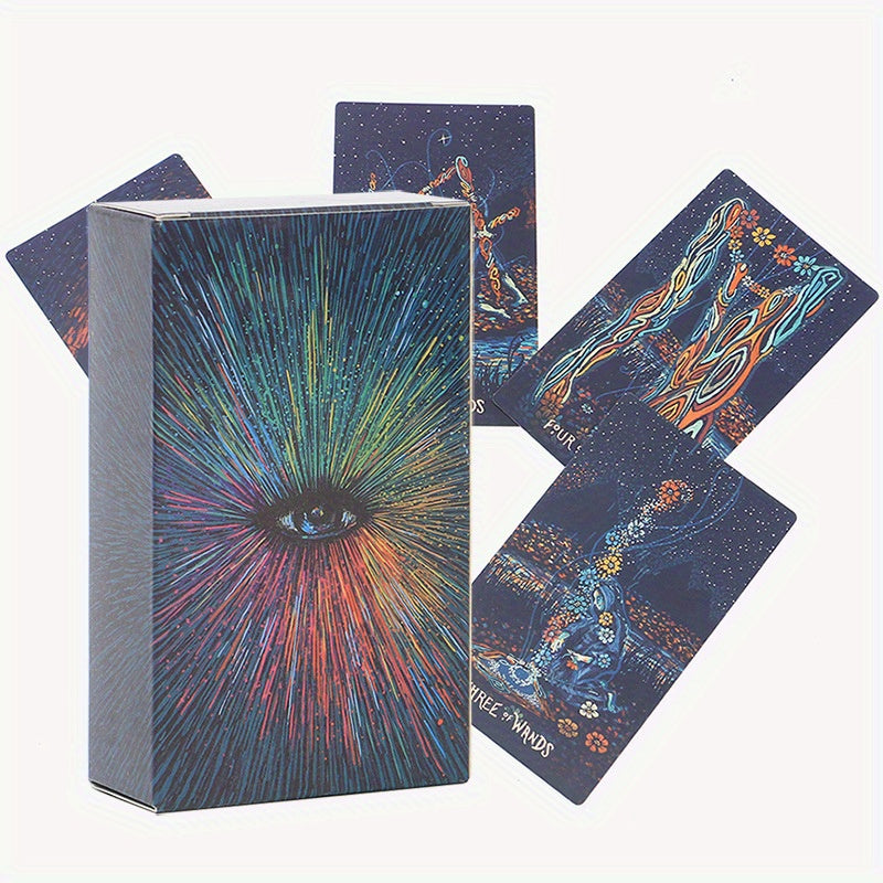Tarot Deck, Lovers Oracle Tarot Cards, Tarot Cards For Beginners Tarot Deck Set, Black Tarot Cards With Guide Book, Tarot Cards Deck