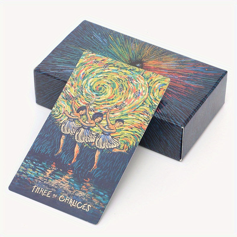 Tarot Deck, Lovers Oracle Tarot Cards, Tarot Cards For Beginners Tarot Deck Set, Black Tarot Cards With Guide Book, Tarot Cards Deck