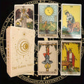 Classic Tarot Cards Deck with Guidebook - 78-Card Divination for Fortune Telling - Tarot Cards Set for Beginners and Enthusiasts - Ideal for Christmas, Halloween, Thanksgiving Gifts - For Ages 14 and Up