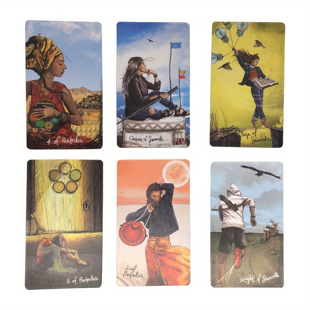 1Pc Tarot Deck - Light Seers Beginner Cards - for Friends and Family Get-Togethers Party Board Game