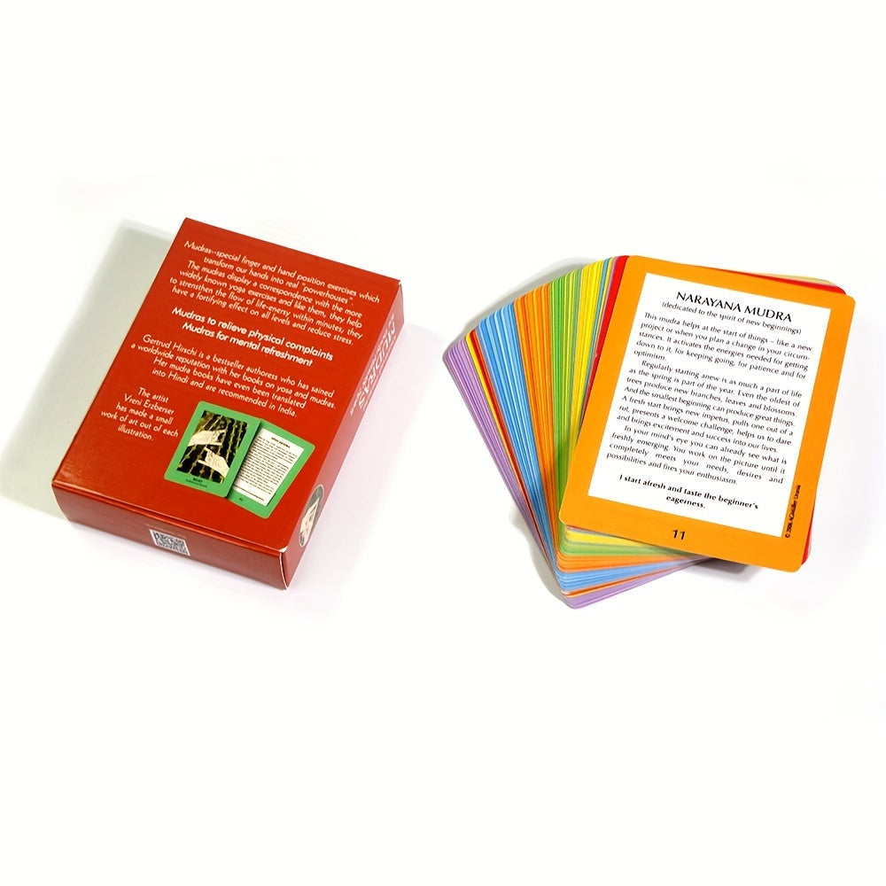 Mudras Hand Gestures, Beginner Tarot Card Set, Oracle Cards