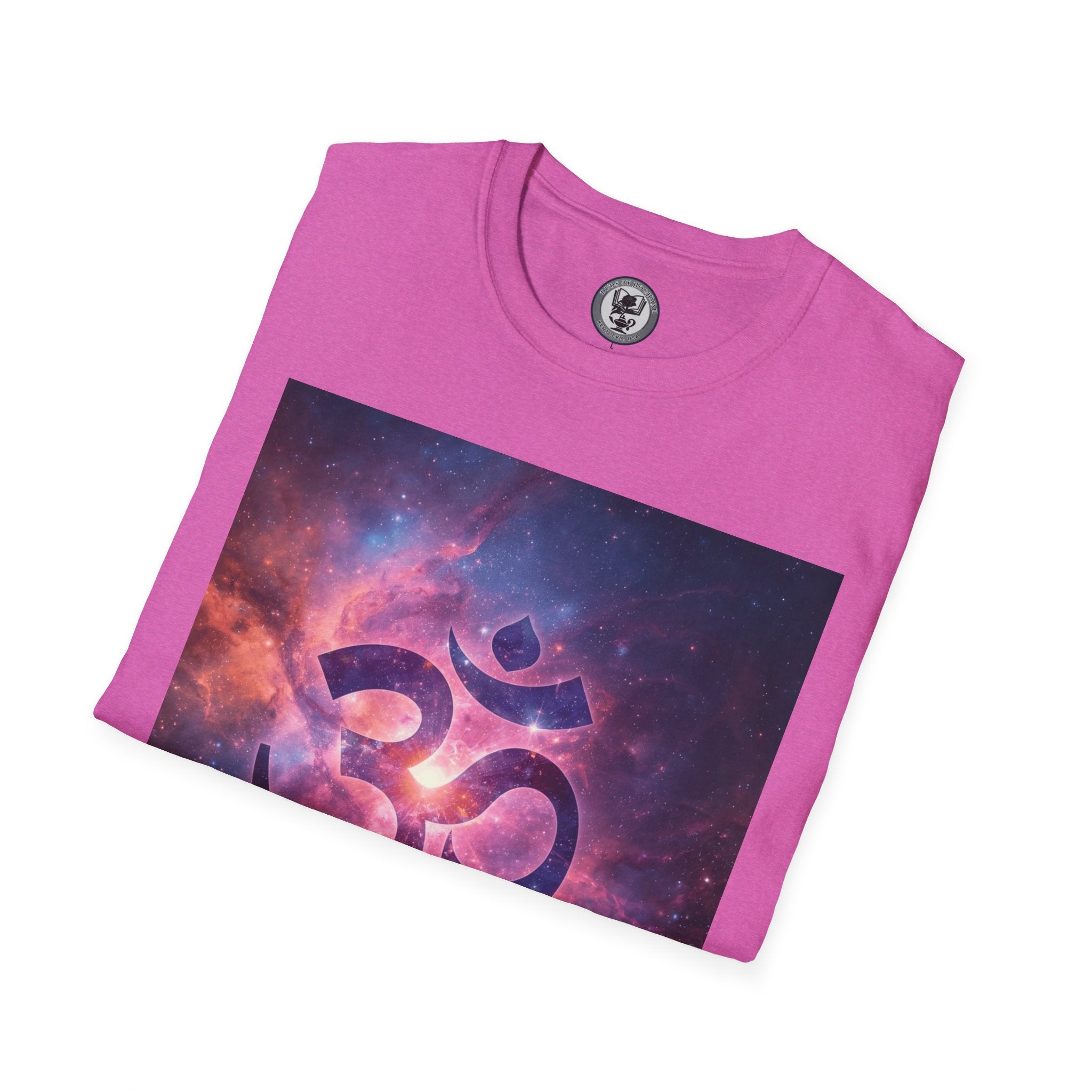OM Symbol Galaxy T-Shirt — Cosmic Yoga Spiritual Tee