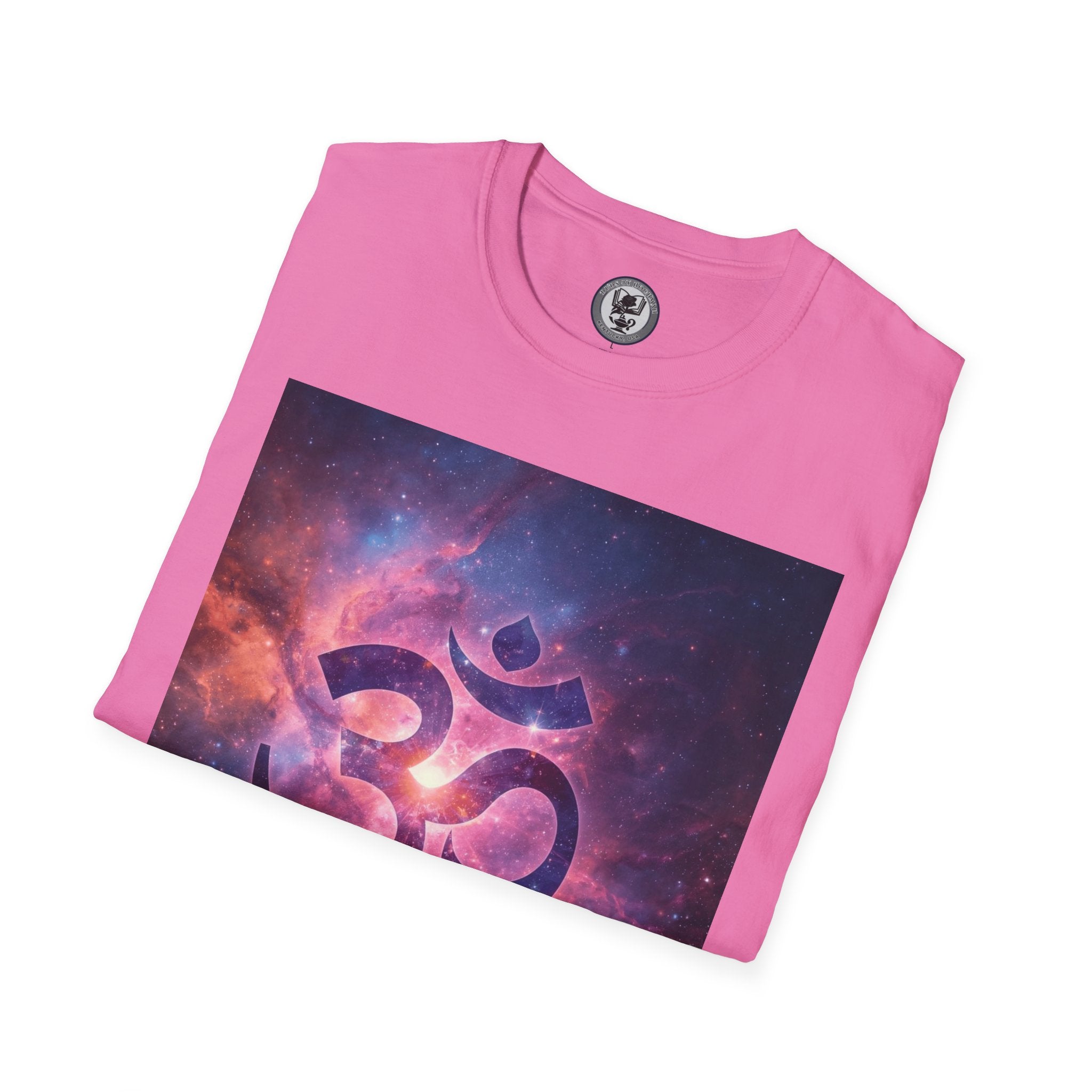 OM Symbol Galaxy T-Shirt — Cosmic Yoga Spiritual Tee