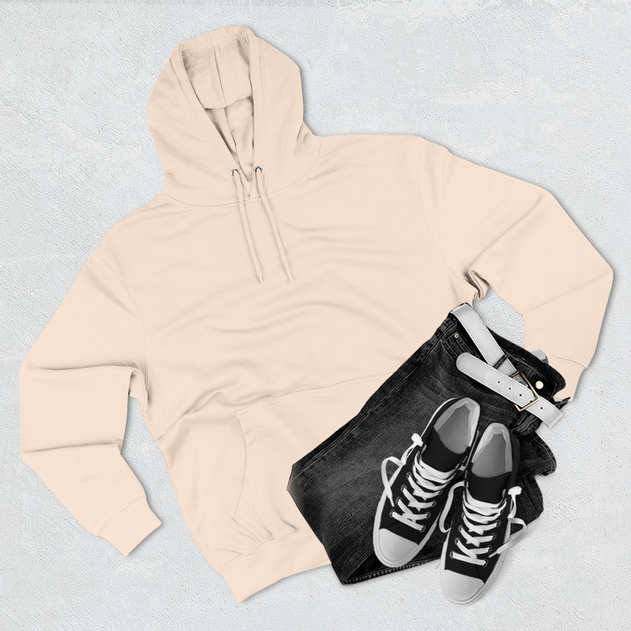 Cosmic Rose Cross Hoodie — Spiritual Rosicrucian Graphic Pullover
