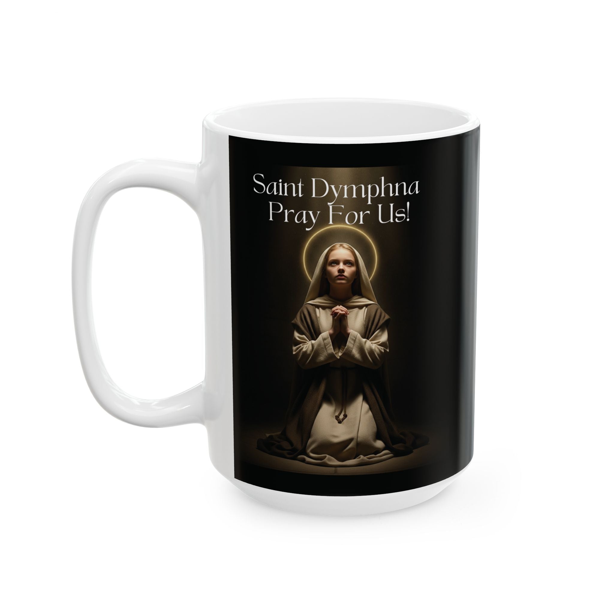 Saint Dyhmpha Ceramic Mug (15oz)