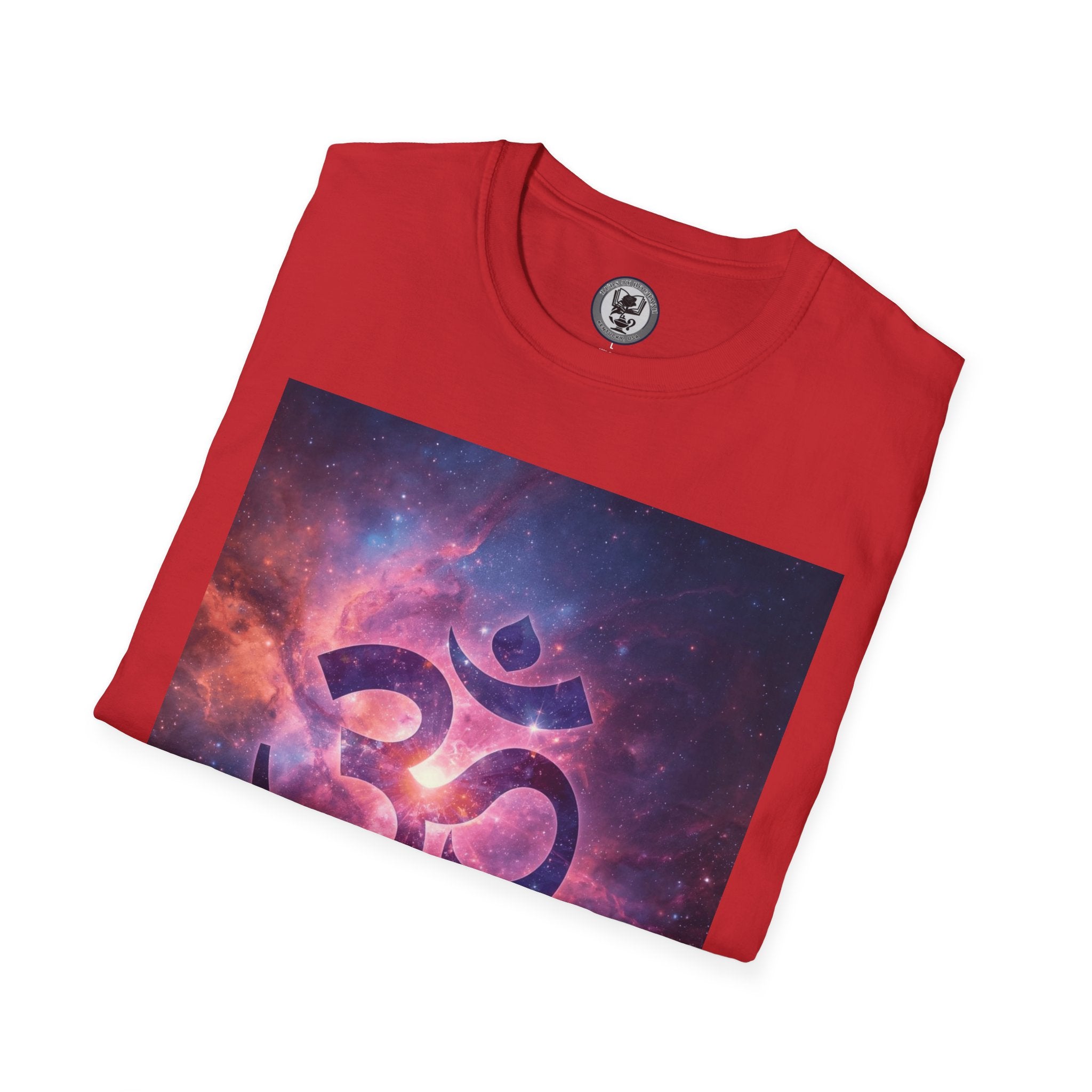 OM Symbol Galaxy T-Shirt — Cosmic Yoga Spiritual Tee
