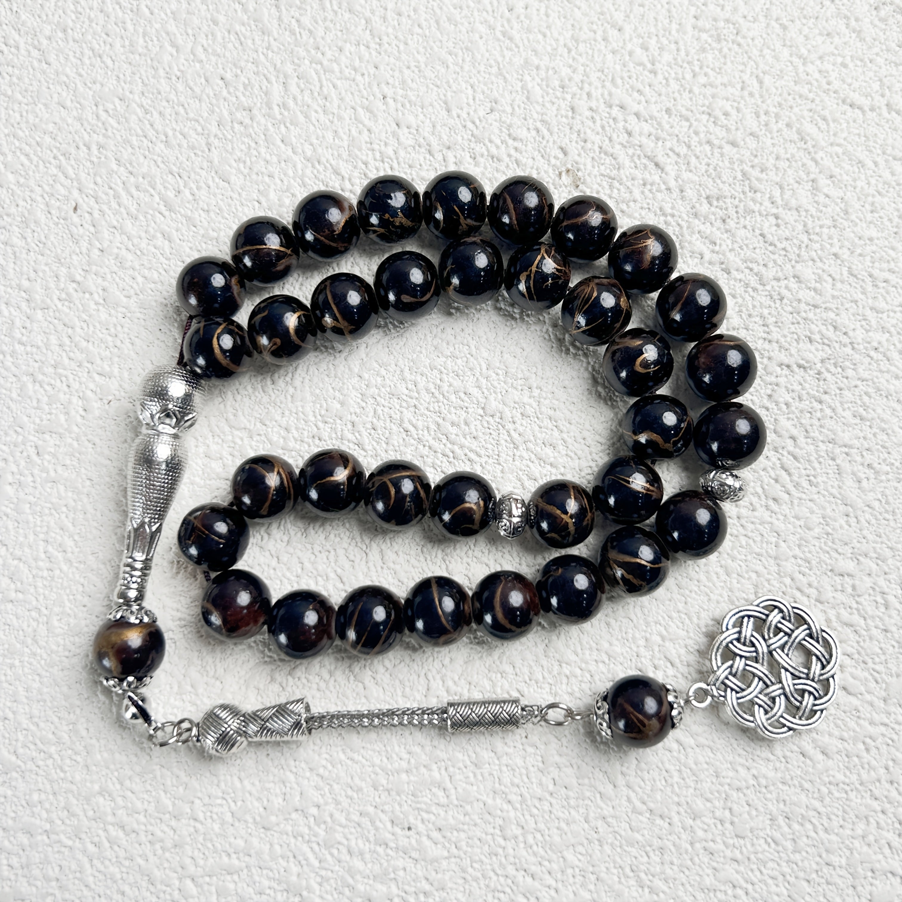 Single Spike Flower Color Round Bead Bracelet Muslim Prayer Tasbih Daily Arabic