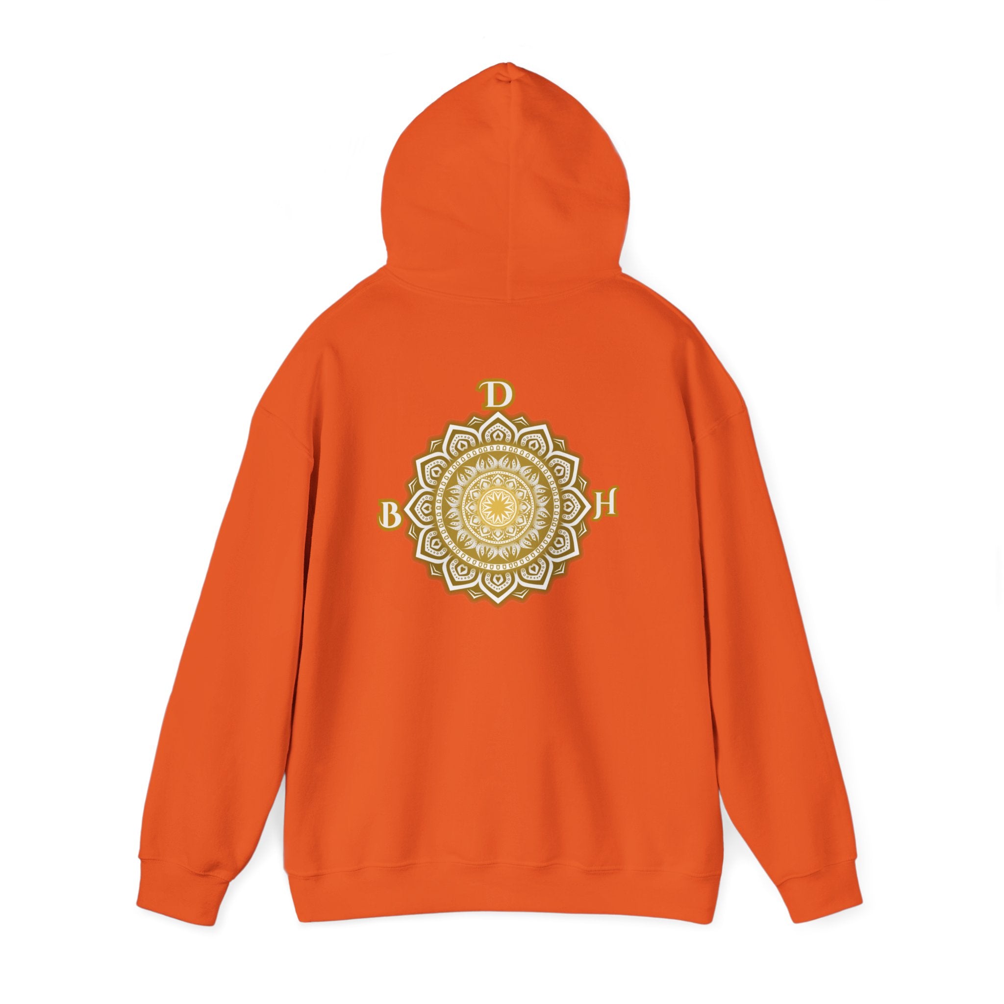 Duds By Hochmah Gold Mandala Unisex Heavy Blend™ Hooded Sweatshirt