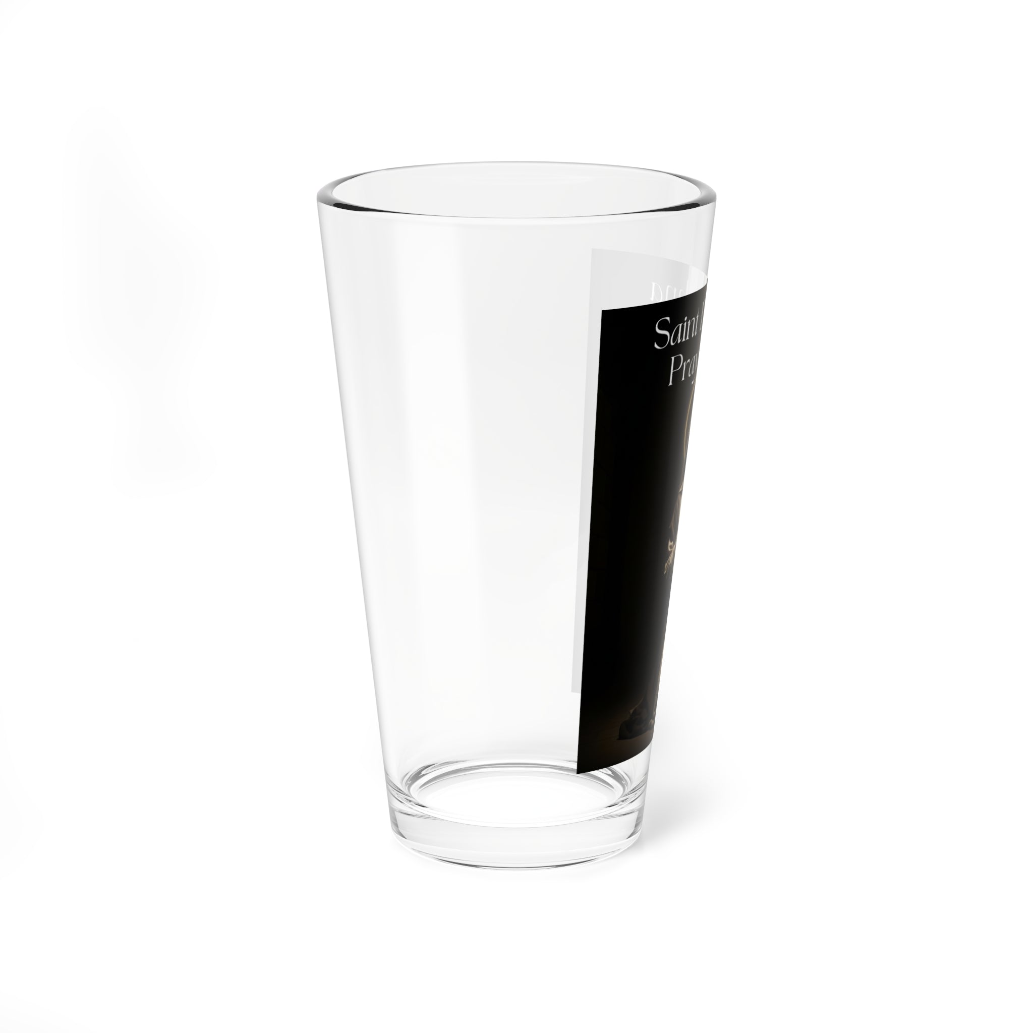 Saint Dymphna  Glass – 16oz Religious Glass