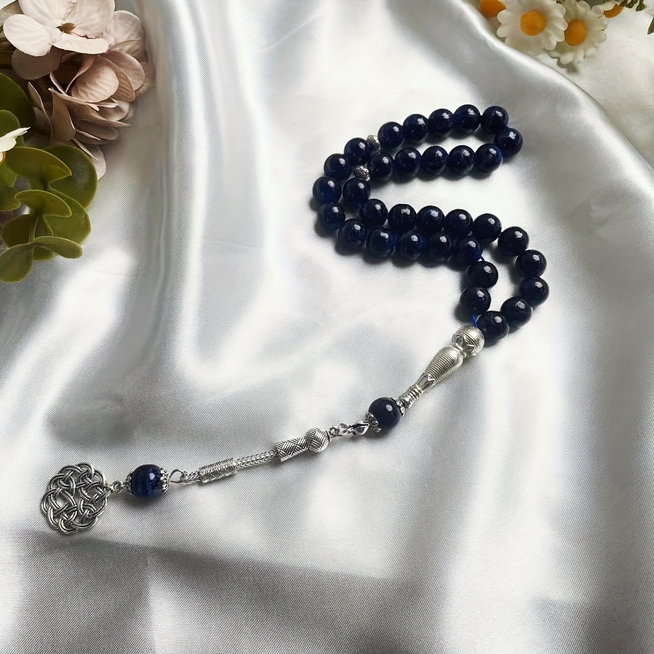 Single Spike Flower Color Round Bead Bracelet Muslim Prayer Tasbih Daily Arabic