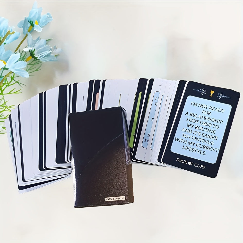 Light and Shadow Messages Tarot Cards: Pocket-Sized Divination Deck for Teens and Adults