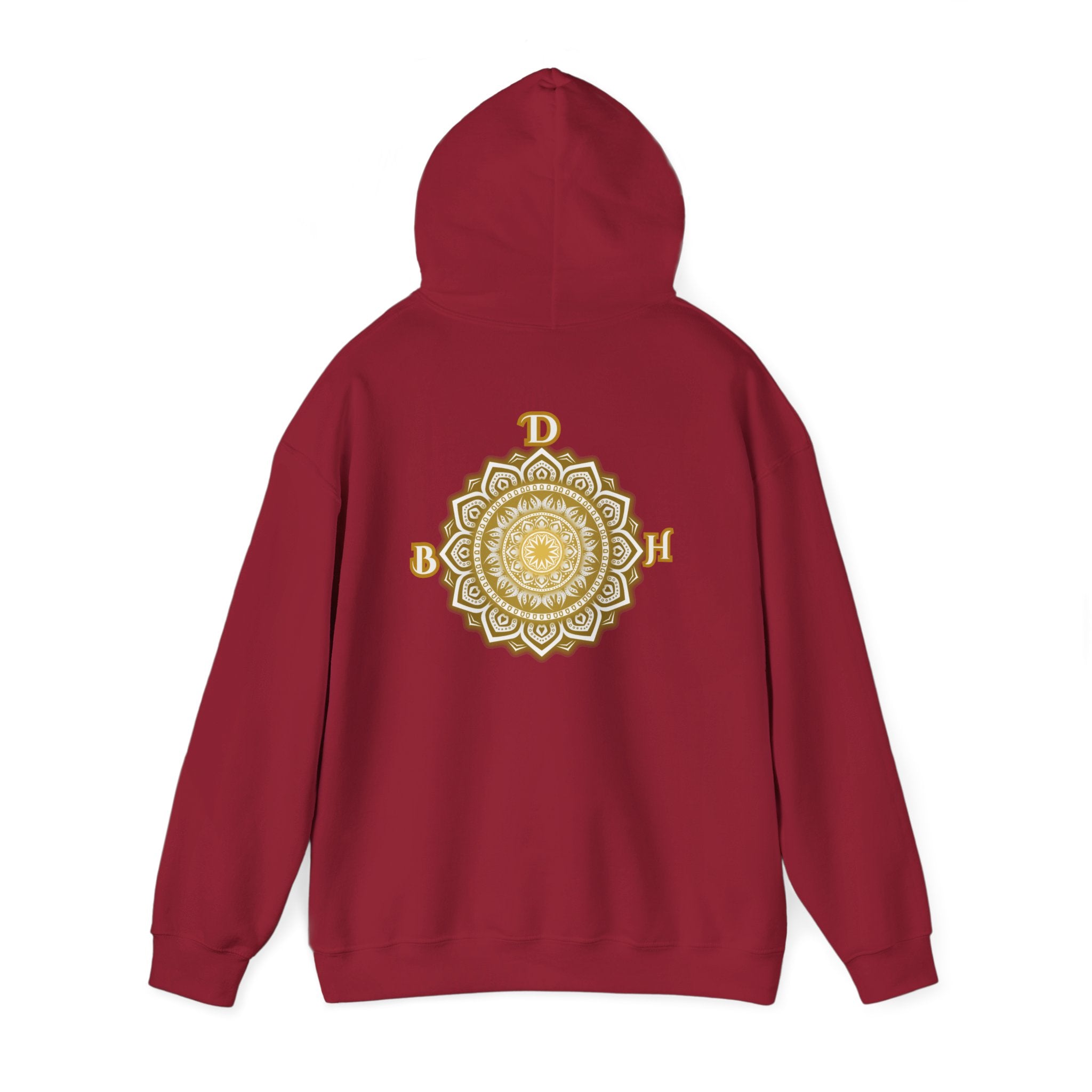 Duds By Hochmah Gold Mandala Unisex Heavy Blend™ Hooded Sweatshirt