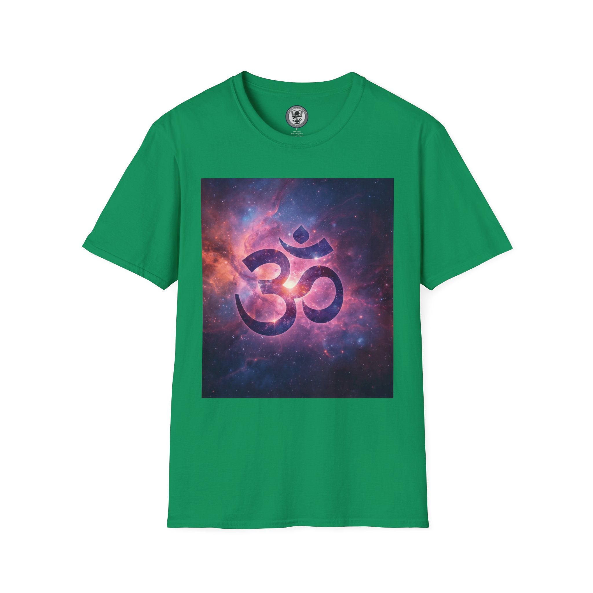 OM Symbol Galaxy T-Shirt — Cosmic Yoga Spiritual Tee