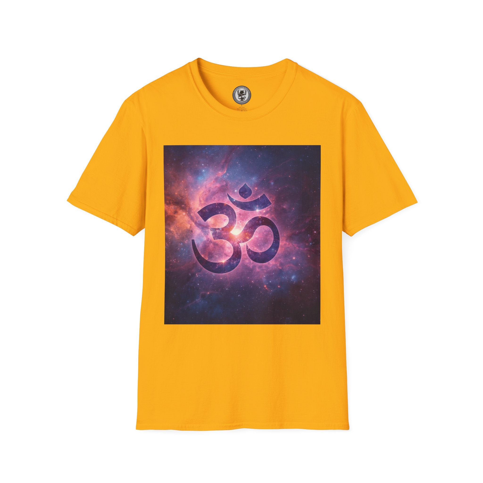 OM Symbol Galaxy T-Shirt — Cosmic Yoga Spiritual Tee